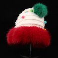 thumbnail image 4 of Cozy Christmas Knit Beanie For Women Men Fun Holiday Party Hat Cute Xmas Stocking Cap Soft Yarn Winter Earflap Cap For Family, 4 of 5