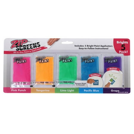Zip Screen Paint, 5-Pack