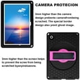 thumbnail image 2 of Nalacover Case for Samsung Galaxy Tab A9 Plus 11-inch 2023/X210/X215/X216, Military Grade Heavy Duty Silicone PC Protection Rugged Cover with Rotating Stand & Handle & Shoulder Strap, Black/Rose, 2 of 10