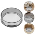 thumbnail image 3 of 100 Round Flour Sieve Ceramic Glaze Sieve Lab Sieve Fine Mesh Paint Filter Strainer Stainless Steel Powder Sugar Strainer Food Sifting Tea Filter For Kitchen Cake Baking Silver, 3 of 9