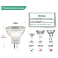 thumbnail image 4 of MR11 GU4 Halogen Bulbs 12V 20W, 12 Pack, Dimmable Warm White 2700K, 2-Pin Spot Light for Ceiling Lamps, 4 of 5