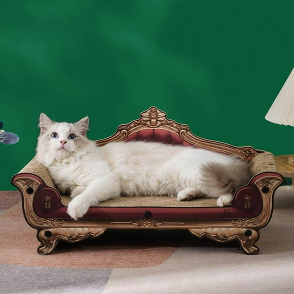 thinsony Grattoir pour Chat Lit à Gratter pour Chats et Chatons Chaise Tapis à Gratter