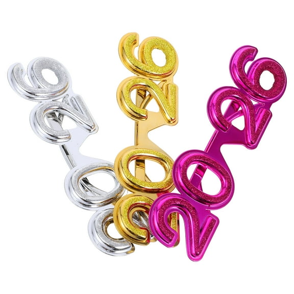 STRANDCHIC 2026 Glitter Eyeglasses Vibrant Colors New Year Party Accessories