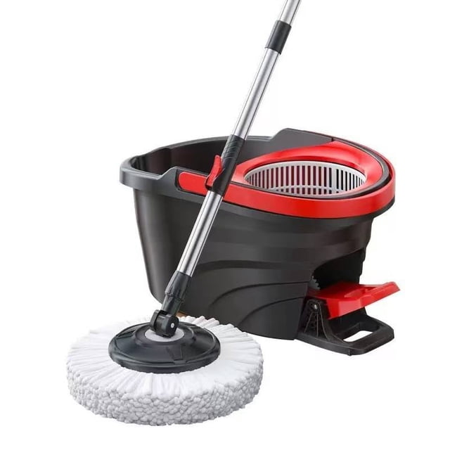 Wholesale Custom Home Cleaning Hands-Free Self-Wringing Mop Bucket Set Efficient Absorbent Rotating Mop for Floor Cleaning