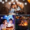 thumbnail image 5 of LINLIN Solar Snowflake String Lights, Outdoor Garden Solar String Lights with 8 Modes Waterproof Solar Christmas Lights for Garden Party Christmas, 5 of 7