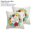 thumbnail image 6 of Mainstays 16" x 16" Home Sweet Home Decorative Outdoor Throw Pillow, Multi, 6 of 6