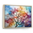 thumbnail image 2 of Designart "Magical Oak In Vivid Colors I" Tree Oak Floater Framed Wall Art Prints, 2 of 5