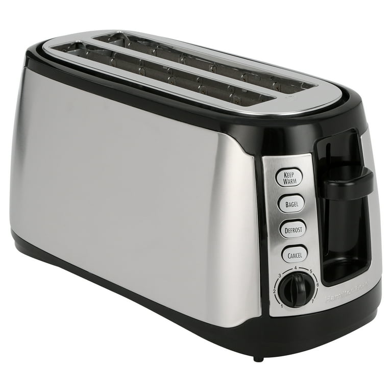 Hamilton beach 4 slice long slot toaster discount