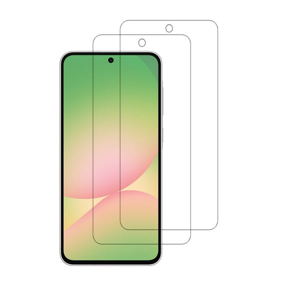 PAPAUTOP [2 Pcs] HD Clear Anti-Scratch Easy Installation Tempered Glass Screen Protector for Samsung Galaxy A56 5G 2025