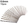 thumbnail image 5 of Soumake 10Pcs/Set 0.3Mm-3Mm Mini Micro Hss Spiral Twist Drill Bit Drilling Tool Set Practical, 5 of 8