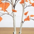 thumbnail image 3 of Nearly Natural Paper Birch Fall Harvest Artificial Potted Tree - 4', 3 of 4