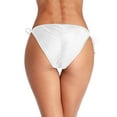 thumbnail image 3 of Charmo Women Side Tie Bikini Bottoms String Swimsuit Bottom Swim Briefs, 3 of 6
