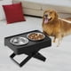 thumbnail image 1 of Cuenco y soporte para perros y gatos Yinane plato de alimentación ajustable en altura, 1 of 8