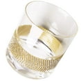 thumbnail image 3 of Berkware Crystal Old Fashioned Whiskey Glass with Gold Design, 3 of 4