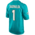thumbnail image 3 of Men's Nike Tua Tagovailoa Aqua Miami Dolphins Player Game Jersey, 3 of 4