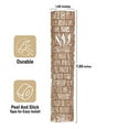 thumbnail image 4 of A&S Mezuzot Étui Moderne "Western Wall Design" Résistant aux Intempéries, Protection Bénédiction Maison Juive (Beige 15cm-6 Pouces), 4 of 5