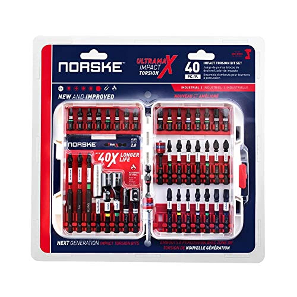 Norske Tools NIBPI708 40-Piece Impact Torsion Screwdriver Norske Tools NIBPI708 40-Piece Impact Torsion Screwdriver