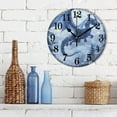 thumbnail image 3 of Dragon Flying in Winter Silent Wall Clock 10" Non-Ticking Battery Clock, 3 of 7