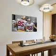 thumbnail image 3 of George Kittle Christian McCaffrey Poster Artworks Picture Print Poster Wall Art Painting Canvas Gift Decor Home Posters Decorative 24x36inch(60x90cm), 3 of 6
