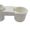 thumbnail image 4 of Taza Plástica Sunnimix 10 X Alimentador Bebedero Pájaro Doméstico Blanco, 4 of 8