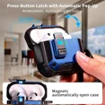 thumbnail image 4 of Case for AirPods Pro 3rd Generation with Phone Holder Compatible with Back Magnetic Suction Function Suitable for AirPods Pro 3 Protective Case, 4 of 6