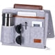 thumbnail image 1 of Caddy de cabecera, organizador de almacenamiento de cabecera con 5 bolsillos, soporte de gafas de tableta de teléfono de revista de Control remoto para el escritorio del sofá del dormitorio del hogar, 1 of 7