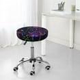 thumbnail image 7 of Kll Multi-Colored Spiders Round Bar Chair Cushion Cover 14 Inch,Bar Stool Protector With Elastic, Soft Washable, 7 of 7