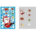 thumbnail image 2 of Christmas Window Clings Electrostatic Stickers Cartoon Santa Claus Elk Snowman Gnome Snowflake Glass Decals Wall Decor, 2 of 7