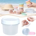 thumbnail image 5 of Mifelio Small Food Storage Containers with Lids, Mini Plastic Jars, Airtight Snack Containers, Reusable Kitchen Storage Containers for Candy, Baking Supplies and Pantry Organization, #04, 5 of 8