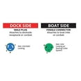 thumbnail image 2 of Marinco P30-504 - EEL 30A 125V Male to 50A 125/250V Female Pigtail Adapter, 2 of 2