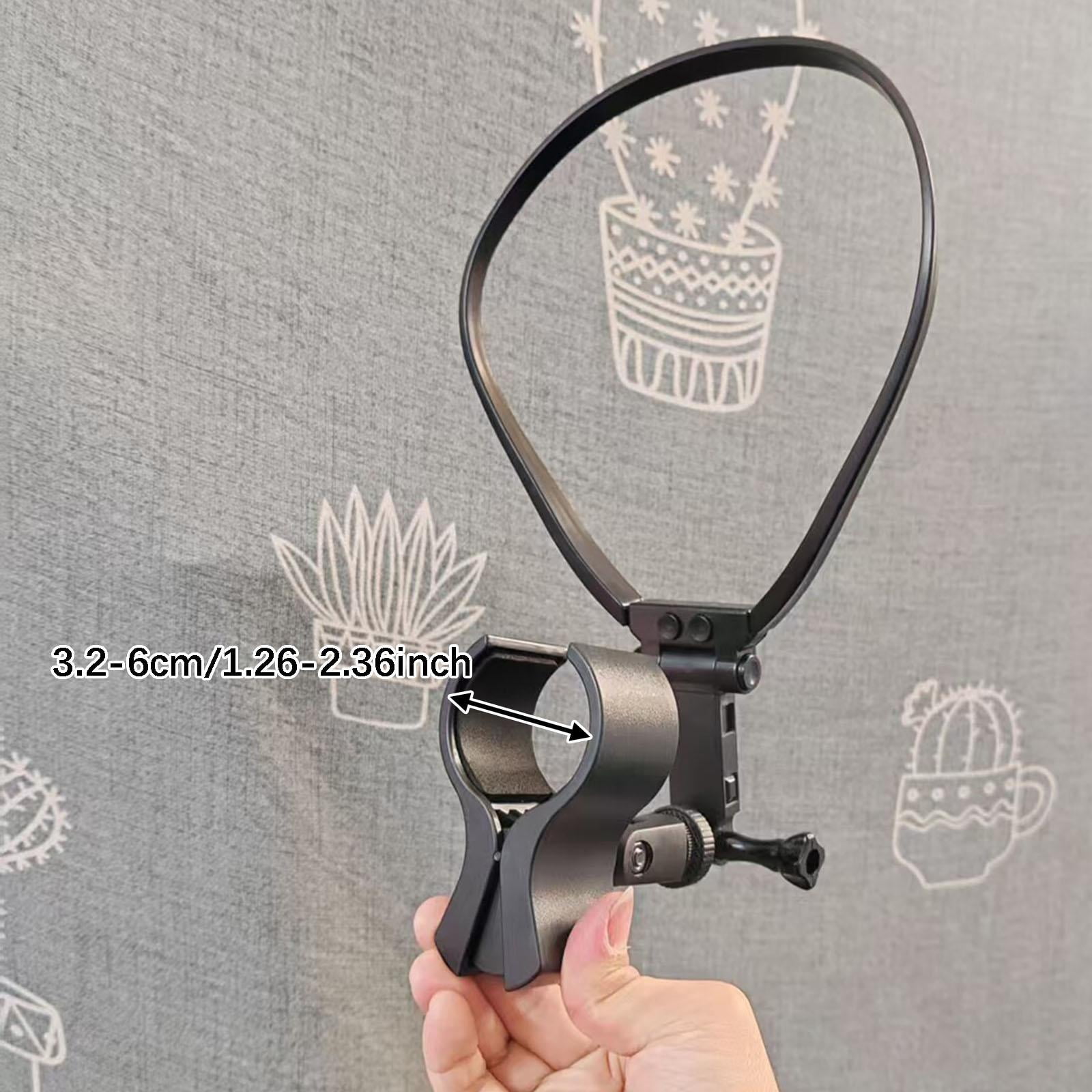 MERIGLARE Neck Mic Holder Handsfree Microphone Stand Mount Accessories Adjustable Clamp Lightweight pp Material Suitable for Classroom Performance Teacher Singer style A