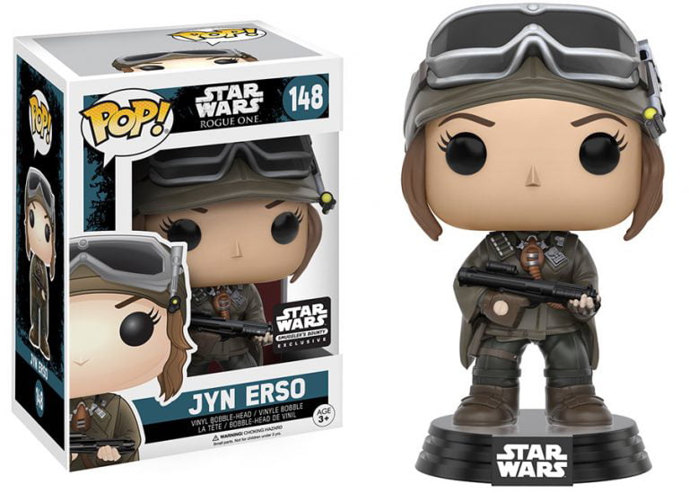 Details about   Disney Funko POP Star Wars Rogue One JYN ERSO #148 Smuggler's Bounty Exclusive 