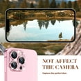 thumbnail image 4 of Bling Diamond iPhone 12 Pro Max Camera Lens Protector, Dteck Glitter Metal Lens Protective Cover for Apple iPhone 12 Pro Max, Pink, 4 of 5
