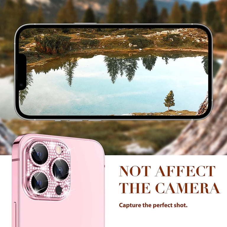 3 Stks 9H Diamant Camera Lens Film, Glitter HD Gehard Glas