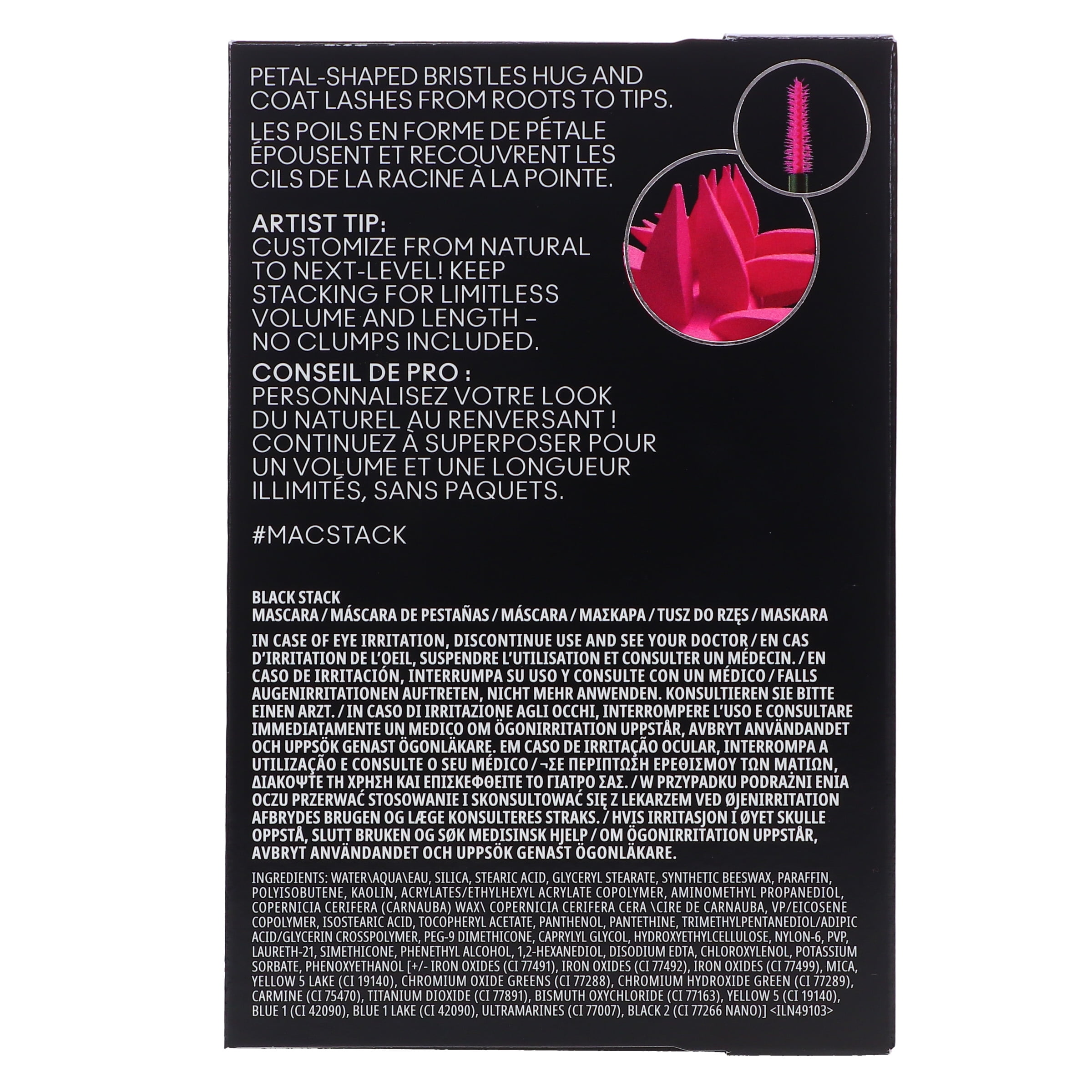 MAC MACStack Mascara Black 0.41 oz