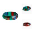 thumbnail image 1 of Wide Smooth Resin Lady Ring Colorful Cloud Thick Ring Jewelry Accessory, 1 of 9