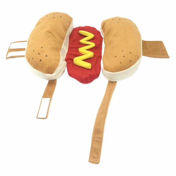 SharkTRUE Dog Cute Halloween Costumes Hot Dog Shaped Dachshund Apparel Clothes Party Suit Costume Up Sausage N4w0 Adjusta Dressing Pet