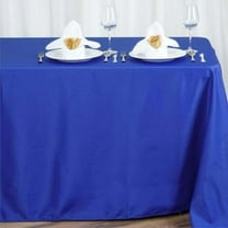 Efavormart 5PCS 90x156" ROYAL BLUE Wholesale Rectangle Polyester Tablecloth Linen Wedding Party Restaurant Tablecloth