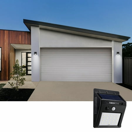 

TORCHSTAR Wireless LED Solar Motion Sensor Lights for Patio Water & Weatherproof Black