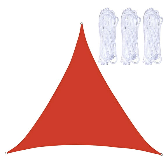 Dopebox Rectangle Sunshade, Outdoor Sun Shades for Patios, Sun Shade Sail Triangle, Sun Shade Sails Uv Resistant, for Outdoor Patio and Garden (Red)
