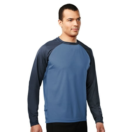 - Tri-Mountain Performance Tomahawk 634 Crewneck Knit Shirt, 2X-Large, Azure Blue/Navy