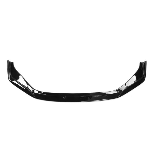Ikon Motorsports Front Bumper Lip Compatible With 2021-2024 Lexus IS350 IS300 F Sport, IKON V2 Style ABS Plastic Spoiler Gloss Black Add-On Lower Underbody Splitter Protector