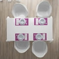 thumbnail image 4 of Ambesonne Retro Place Mats Set of 4, Nostalgic Spots Polka, Standard Size, Mauve Violet, 4 of 4