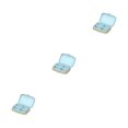 thumbnail image 2 of Decodeary Convenient Potable Pill Holder Never Miss Dose Again ABS Travel Weekly Storage Box Essential Professional blue Four grid 3Set, 2 of 6