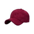 thumbnail image 2 of Gorra de béisbol Qarigey deportiva de poliéster Vino rojo, 2 of 6