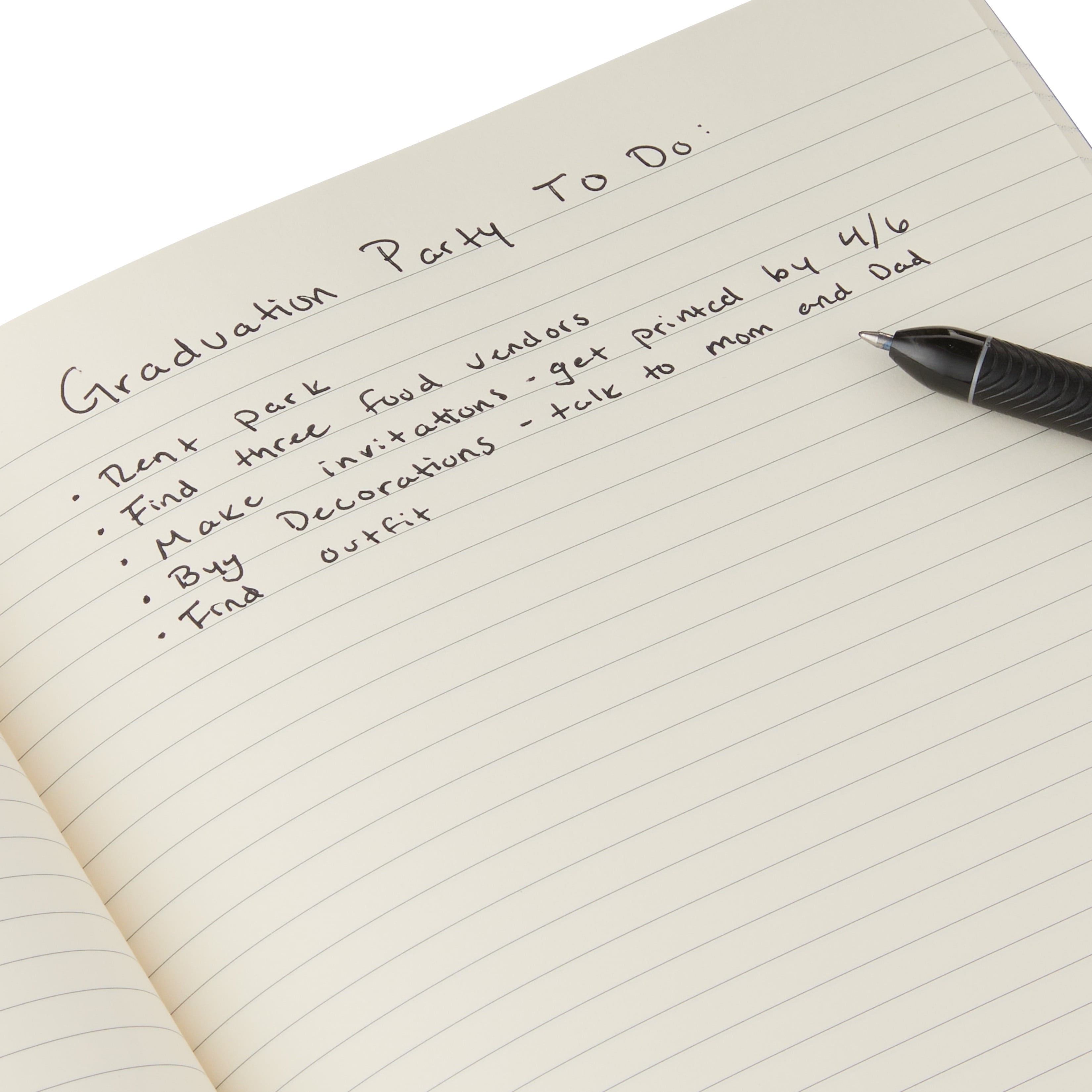 Pen+Gear Poly Notebook, Blue, 7 in x 9.87 in, 80 College-Ruled Pages