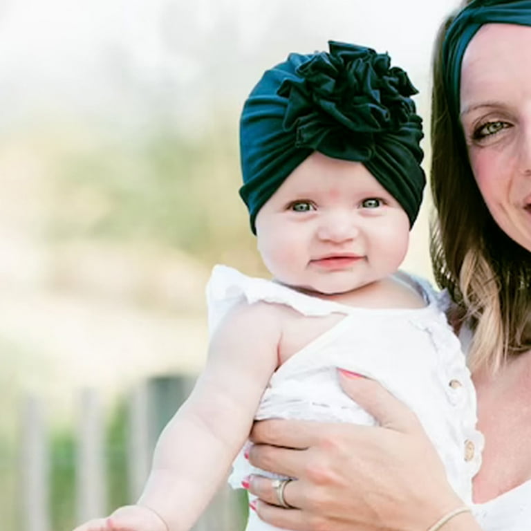 Baby Girl Hat, Turban Hats for Infant Toddlers Girls, Polyester