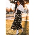 thumbnail image 5 of Ahlaray Elegant Black Tiered Maxi Skirt - Graceful Flair for You!, 5 of 8