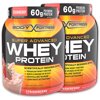 Body Fortress Super Advanced 2lb Whey Protein Powder Strawberry Supplement, 2ct Bundle