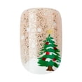 thumbnail image 6 of KISS Voguish Fantasy Holiday Press-On Nails, Marshmallow, Nude, Short Length, Square Shaped, 28 Ct., 6 of 12